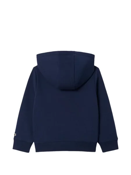 Bluza z kapturem dziecięca Lacoste niebieska