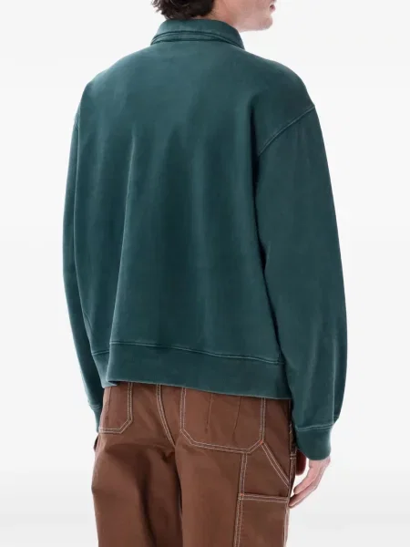 Hanorac cu fermoar Vans verde