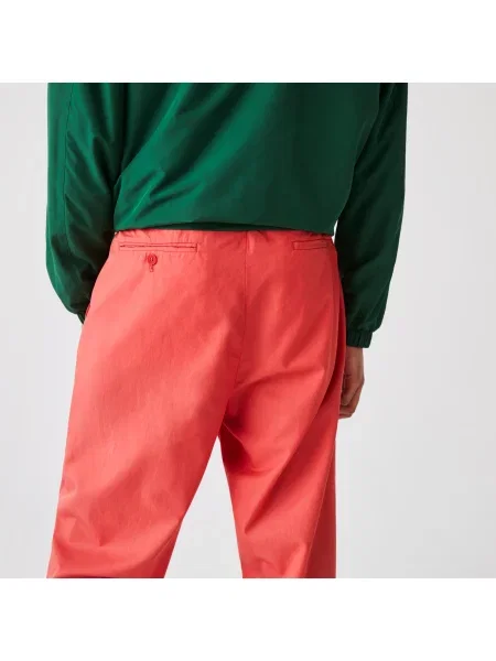 Lacoste Luźne Spodnie brązowy