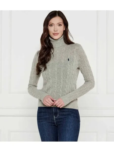 Pulover Polo Ralph Lauren de lână gri