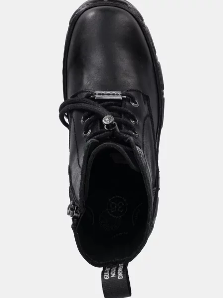 Кожаные ботинки New Rock черные