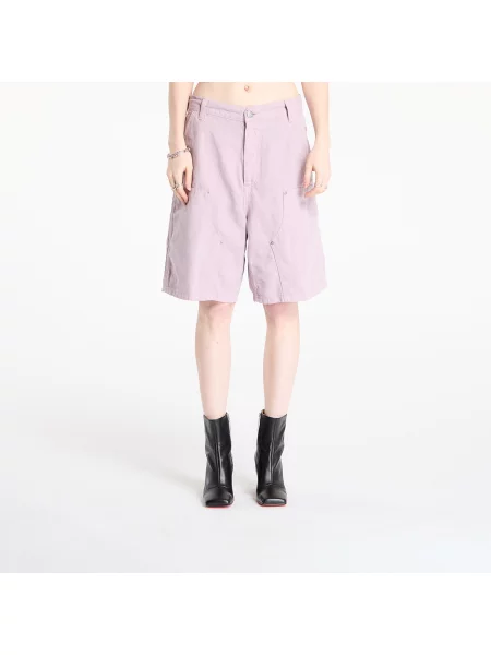 Pantaloni scurți Carhartt WIP W Branford Double Knee Short Pink Fog Garment Dyed S roz