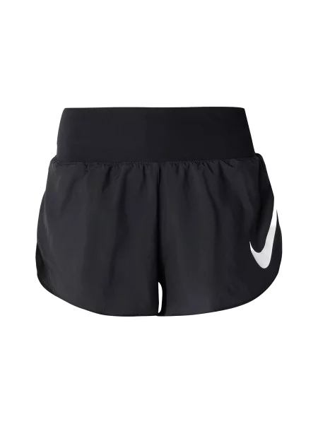 NIKE Pantaloni sport Tempo negru alb