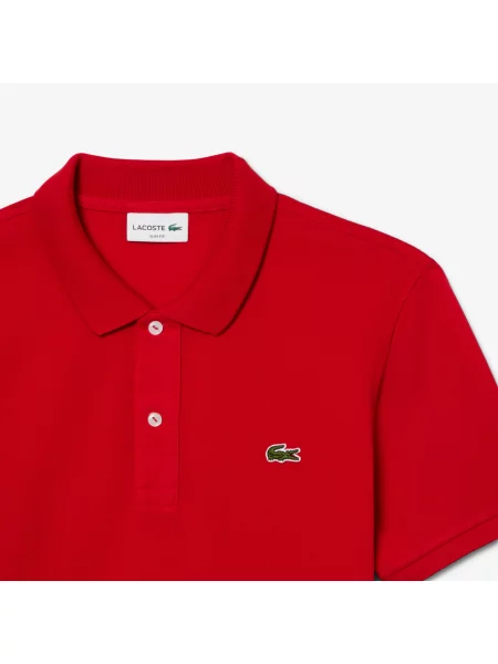 Поло Lacoste красное