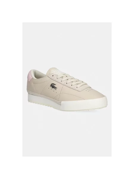 Sneakersy Lacoste beżowe