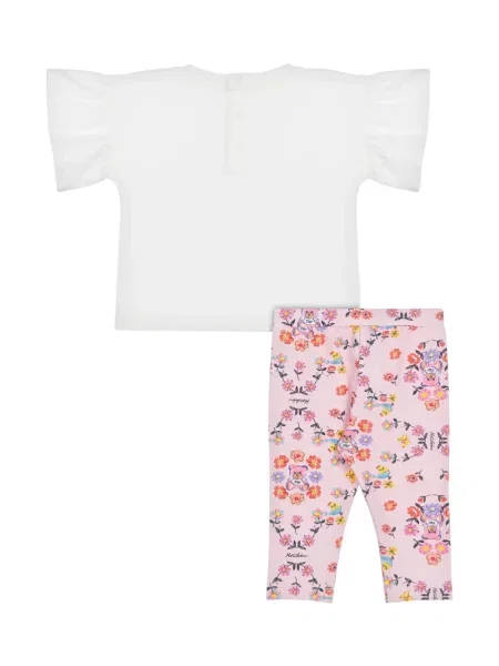 Pantaloni copii Moschino alb