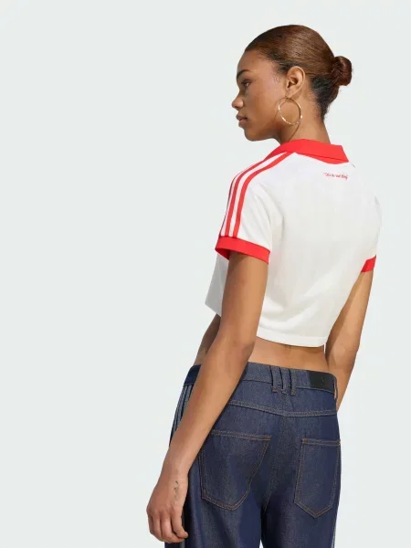 Топ Adidas белый