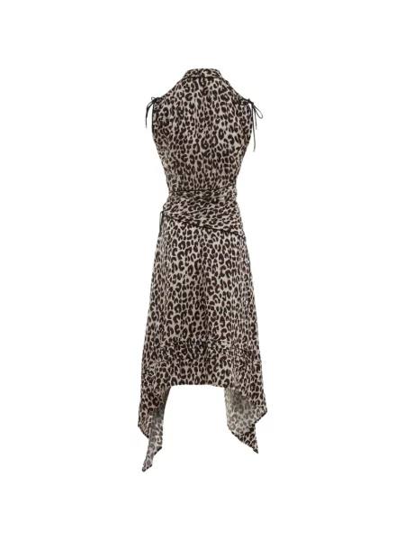 Midi haljina 3.1 Phillip Lim s printom s leopard uzorkom