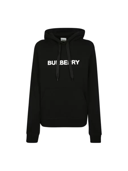 Bluza z kapturem Burberry z logo czarna