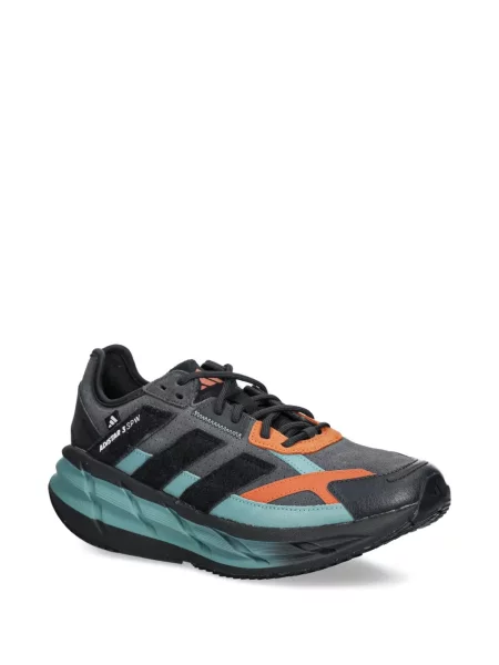 Pantaloni Adidas Campus cu șireturi cu dungi din dantelă roșu