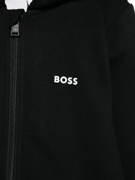 Bluza z kapturem dziecięca Bosswear czarna