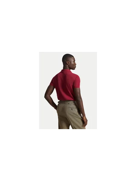 Polo Ralph Lauren Pólóing Sötétvörös Slim Fit