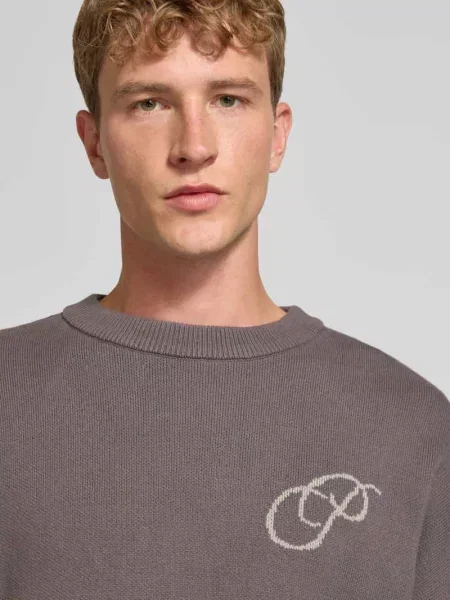 Sweter z dzianiny o kroju relaxed fit z czystej bawełny Prohibited