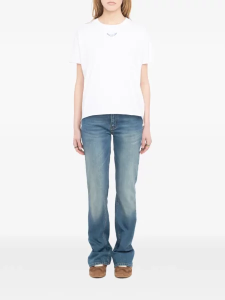 Tricou Zadig&voltaire cu imagine alb