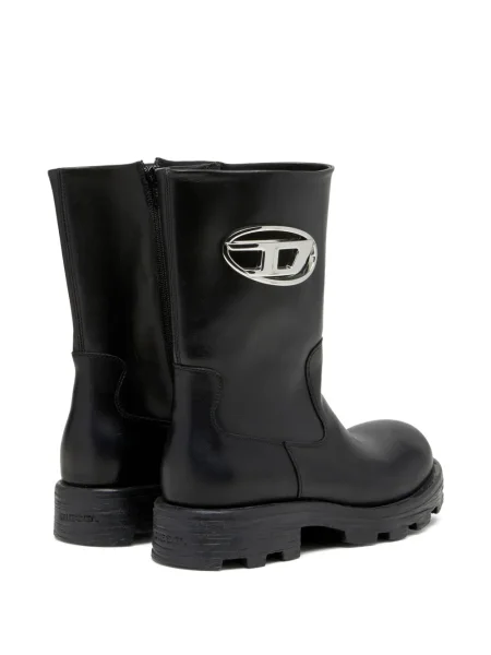Botine Diesel din piele negru