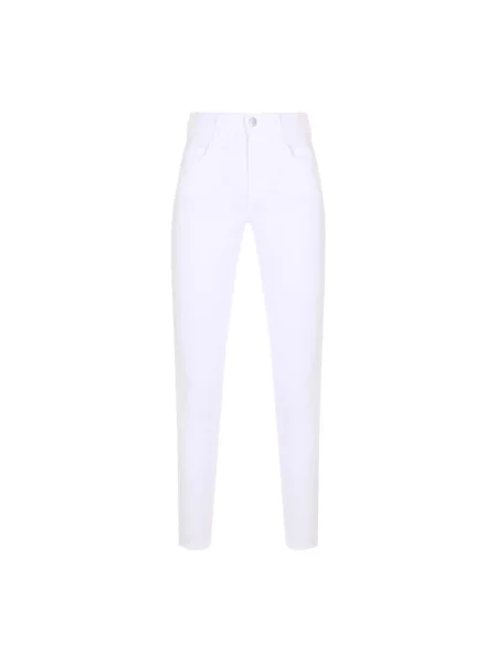 Spodnie Pinko w jednolitym kolorze białe