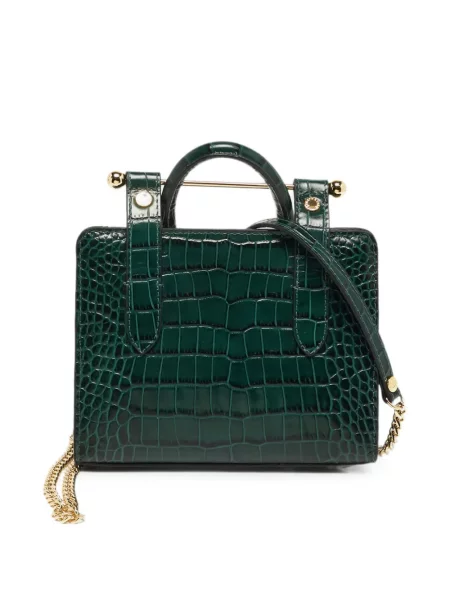 Geantă shopper Strathberry verde