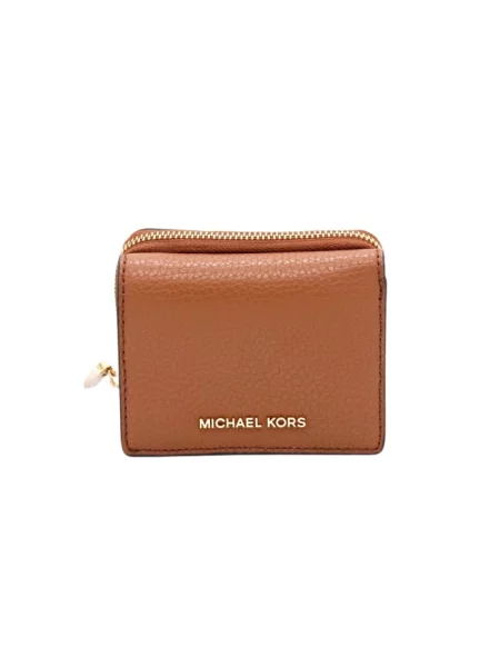 Portfel Michael Kors skórzany brązowy