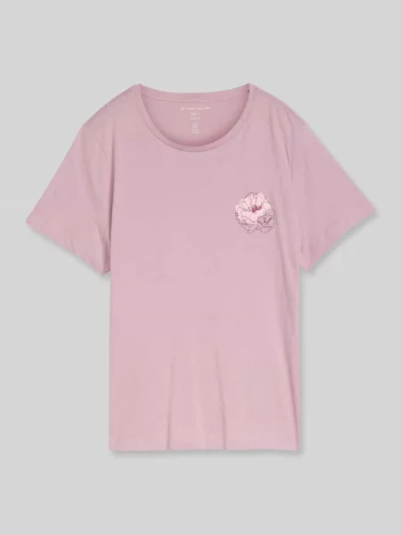 T-shirt o kroju regular fit z czystej bawełny z nadrukiem z motywem Tom Tailor