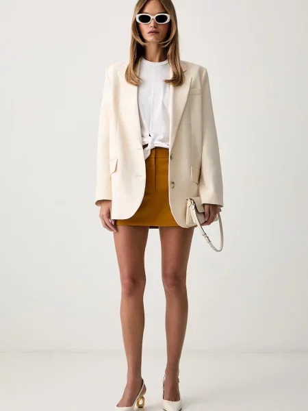 Шерстяная юбка Elisabetta Franchi
