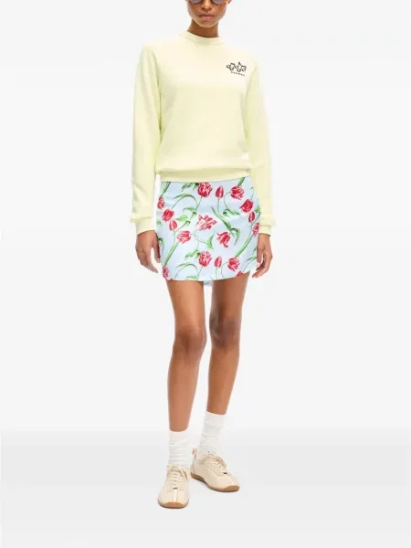 Hanorac Kenzo cu broderie verde