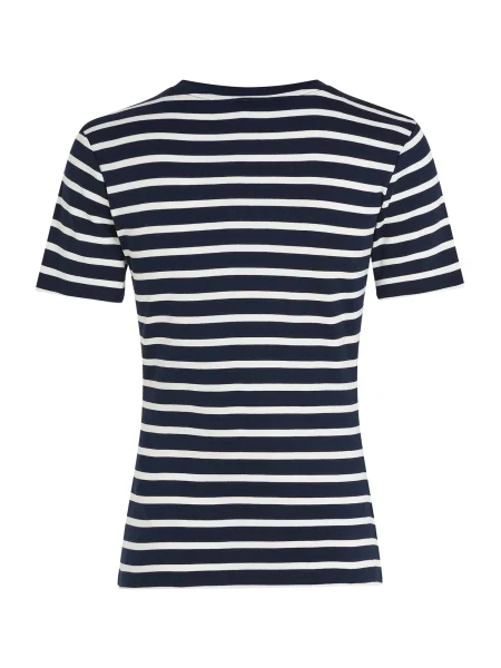 TOMMY HILFIGER Tricou CODY bleumarin / roșu alb