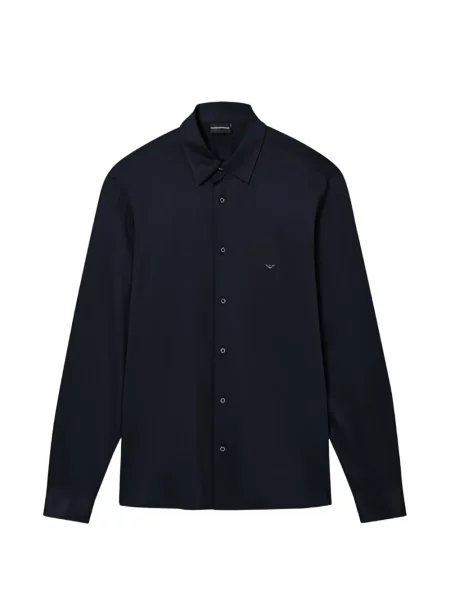 Cămașă Emporio Armani albastru