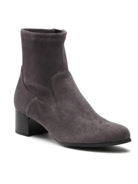 Bokacsizma Caprice Dk Grey Stretch szürke