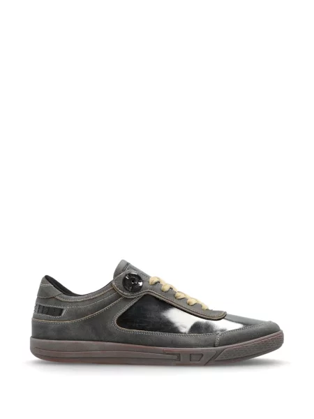Sneakerși Diesel din piele negru