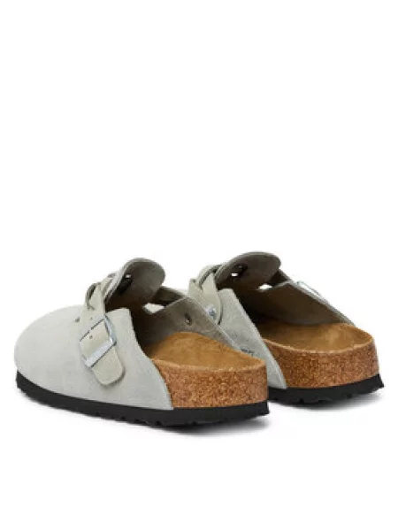 BIRKENSTOCK Šľapky Boston pastelovo zelená