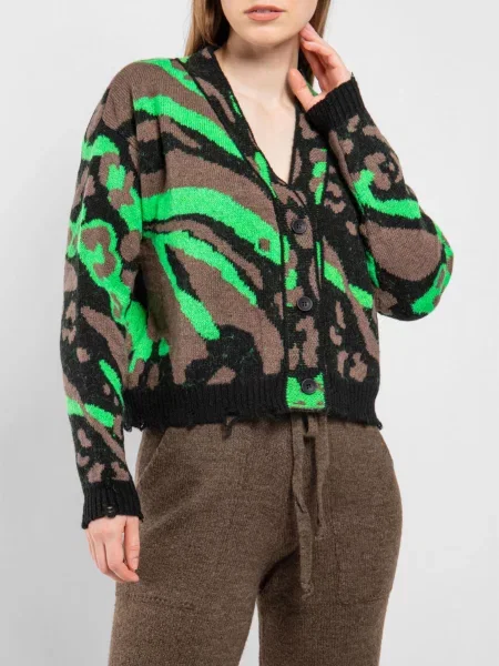 Кардиган Just Before зелений