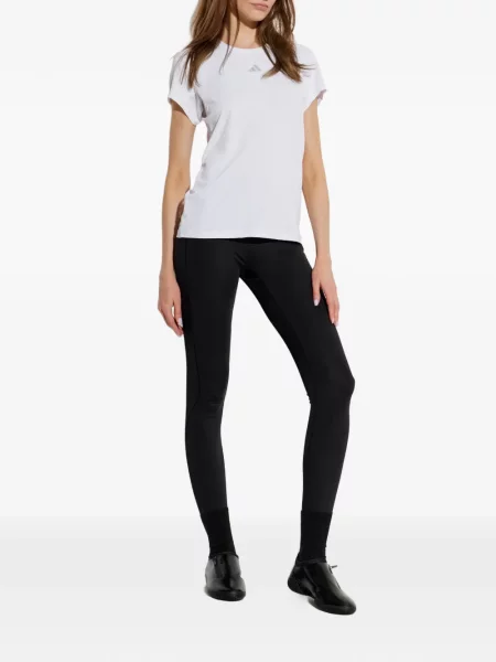 Tricou Adidas cu model leopard negru
