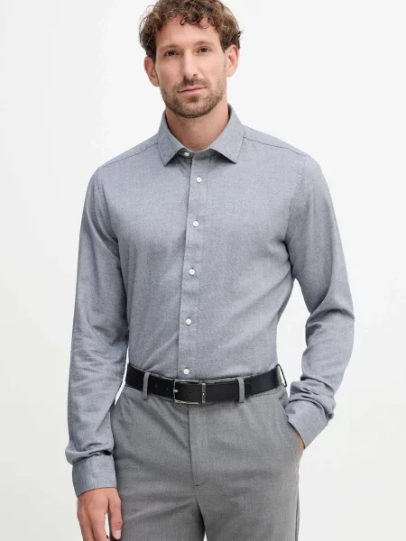 Barbour ing ELMFIELD olasz galléros slim sötétkék