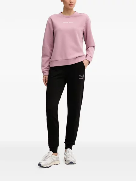 Melegítő felső Ea7 Emporio Armani nyomtatás rózsaszín