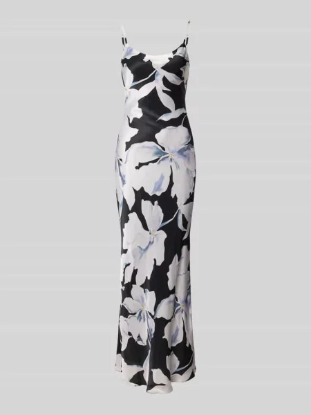 Sukienka maxi w całościowym wzorze model Valentina' Forever New niebieska