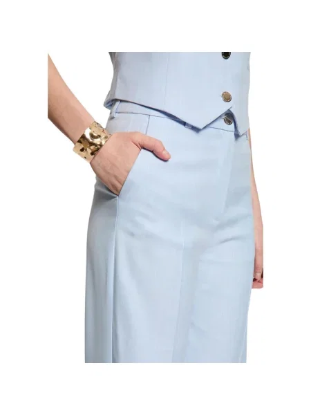 Morgan Pantaloni din deschis albastru