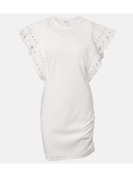 Rochie Marant Etoile cu broderie alb