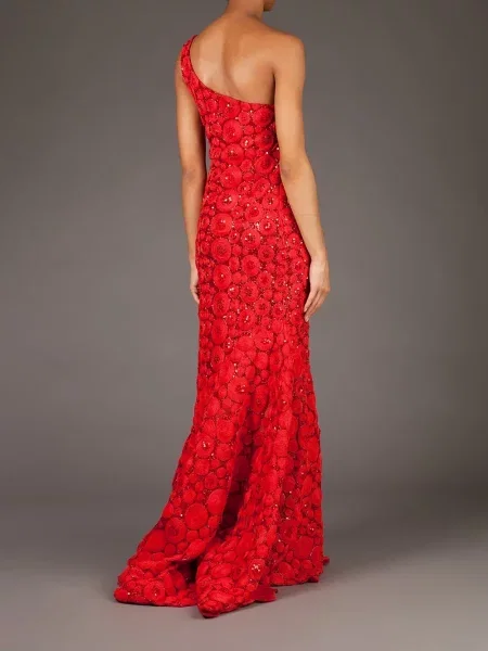 Rochie Georges Mak de costum roșu