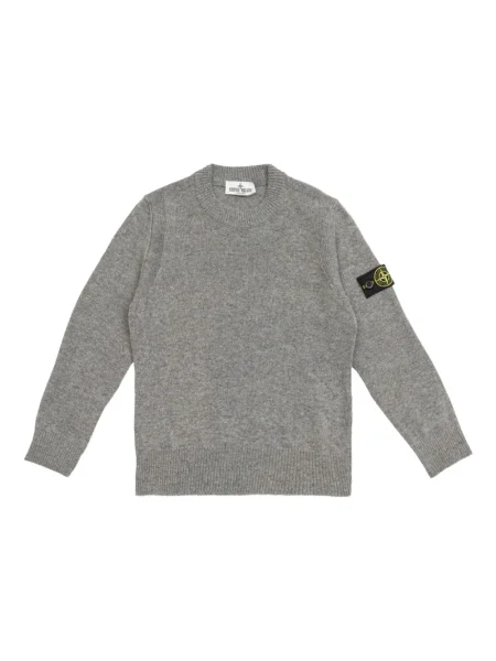 Sweter dziecięcy Stone Island szary