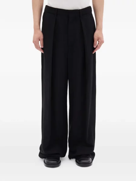 Pantaloni Ann Demeulemeester plisate negru