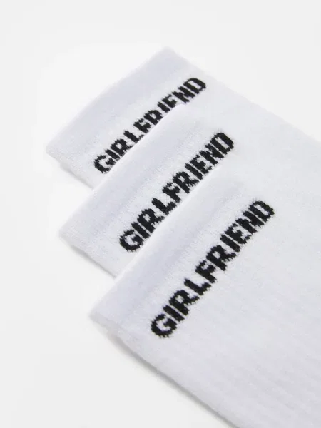 Girlfriend Collective Zokni fekete fehér
