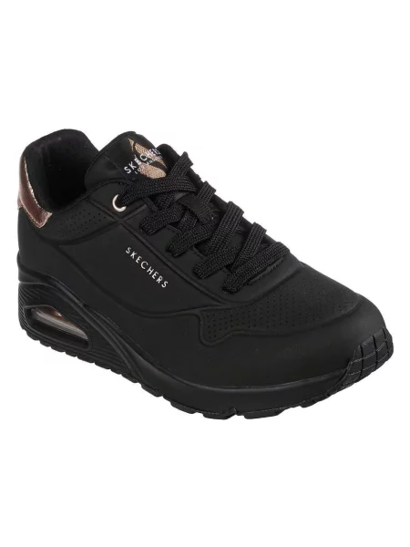 SKECHERS Nízke tenisky zlatá čierna