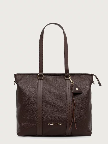 Valentino Bags geantă shopper pentru femei cu imitație de piele MAURY maro