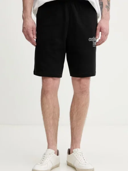 Calvin Klein Jeans szorty dresowe czarne