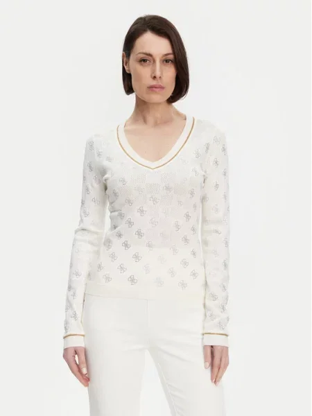 Guess Megztinis Smėlio auksinė