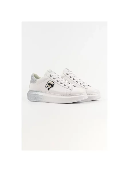 Sneakersy Karl Lagerfeld skórzane białe