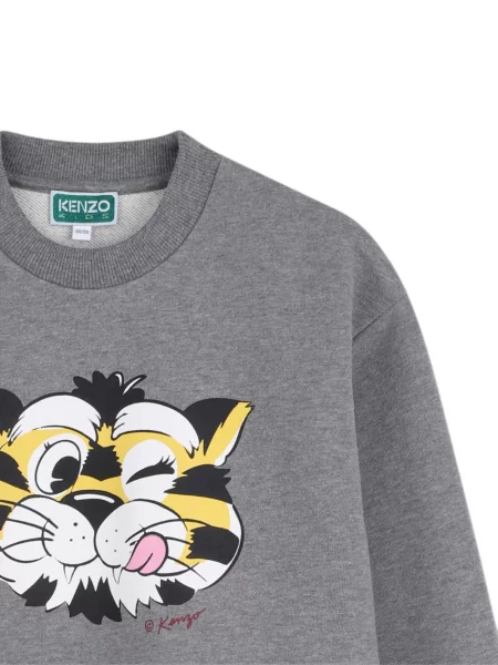 Pulover copii Kenzo gri