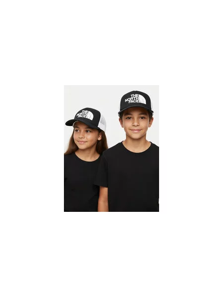 Kepurė su snapeliu The North Face Kids Foam Trucker juoda