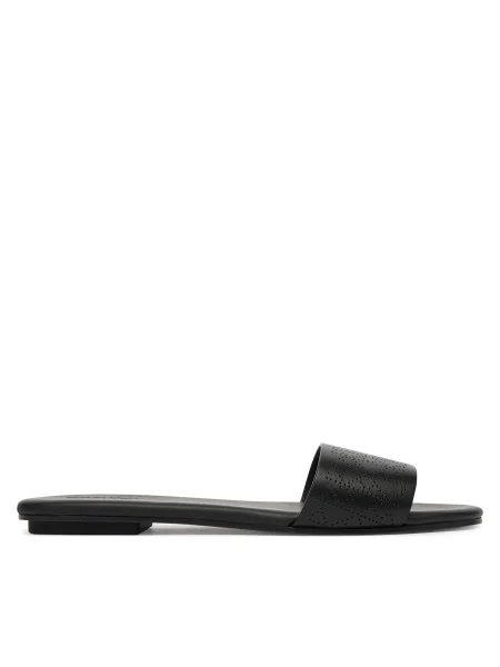 Papuci Calvin Klein fără toc negru