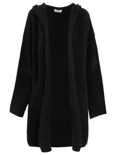 Influencer Palton tricotat negru